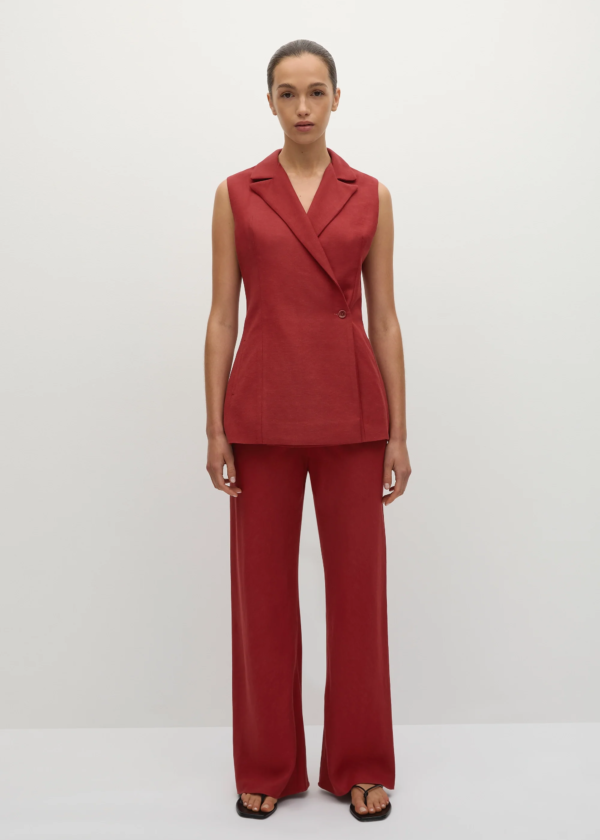 Florine Blazer Deep Red - Final Sale